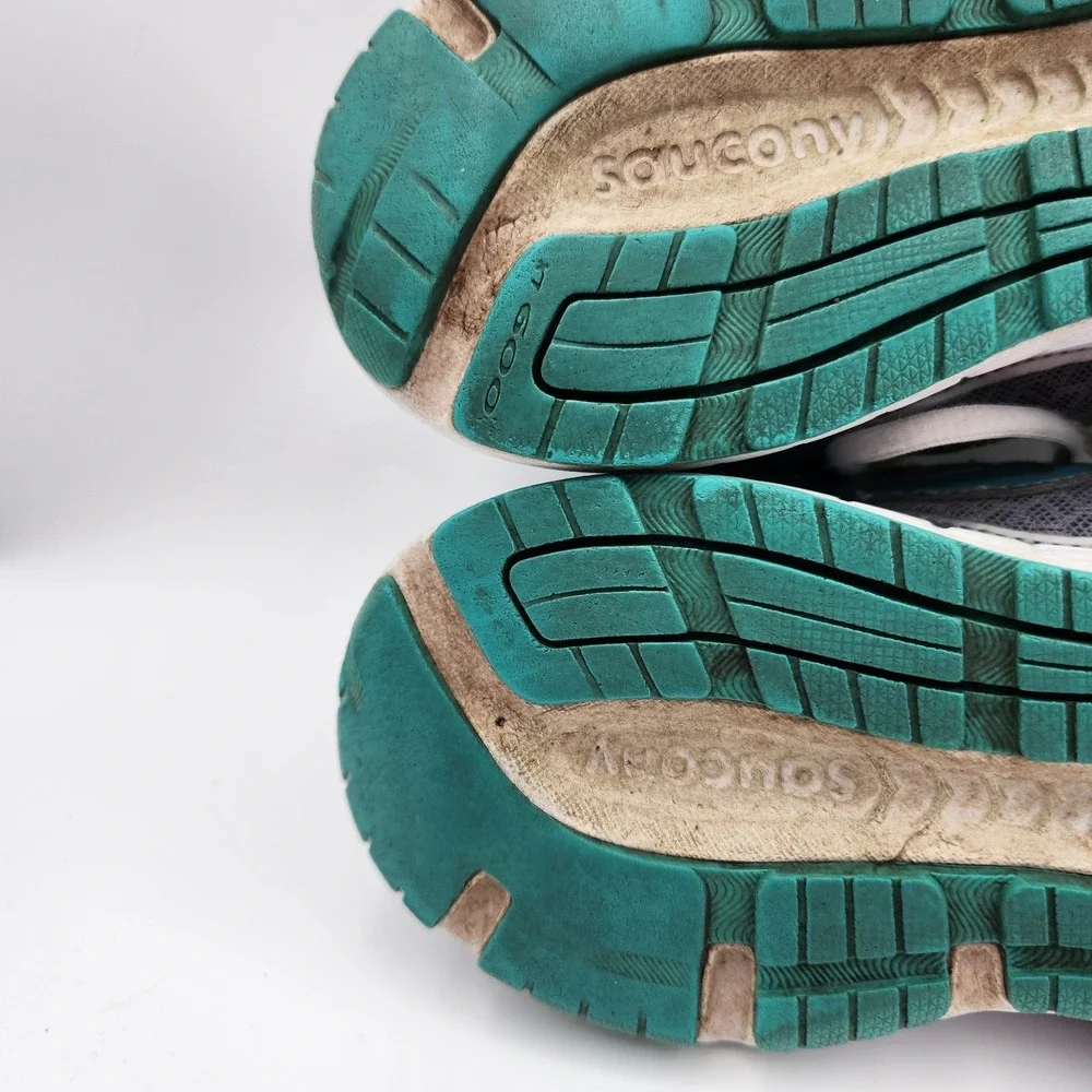 Saucony‎ Grid Cohesion 10 S15333-1 Sneakers Womens US 8 Gray Teal Running Shoes